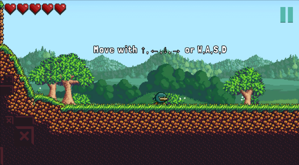 SandLore Screenshot - Movement tutorial
