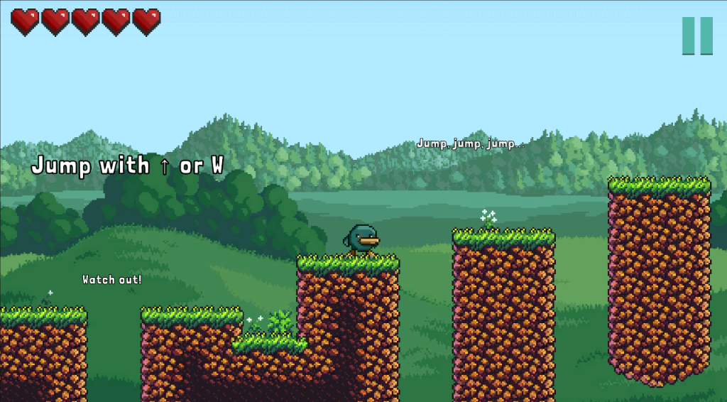 SandLore Screenshot - Jumping platforms